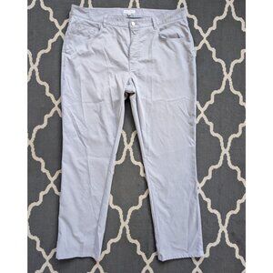 Peter Millar Performance Pants 66FB Mens 38 x 32 MEOEB66FB Gale Gray Five Pocket